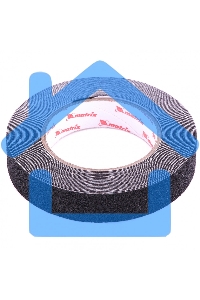 Лента клейкая Matrix противоскользящая, черная 25 мм х 10м