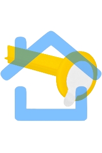 Маяки реперные для наливных полов Сибртех 50шт. с клеевым слоем