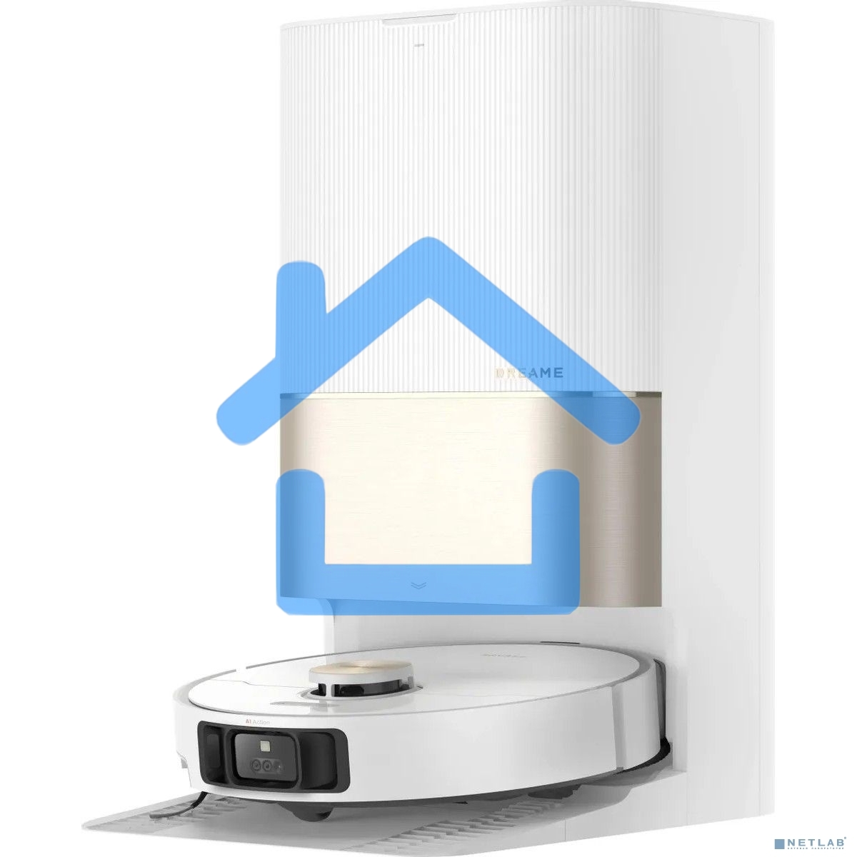 Робот-пылесос DREAME X40 Ultra Complete, 200Вт, белый/золотистый