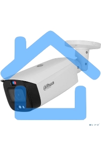 Уличная цилиндрическая IP-видеокамера TiOC DAHUA DH-IPC-HFW3449T1P-ZAS-PV-S5 с ИИ и активным сдерживанием 4Мп, 1/2.7” CMOS, моторизованный объектив 2.7~13,5мм (5x), видеоаналитика, ИК 50м, LED 40м