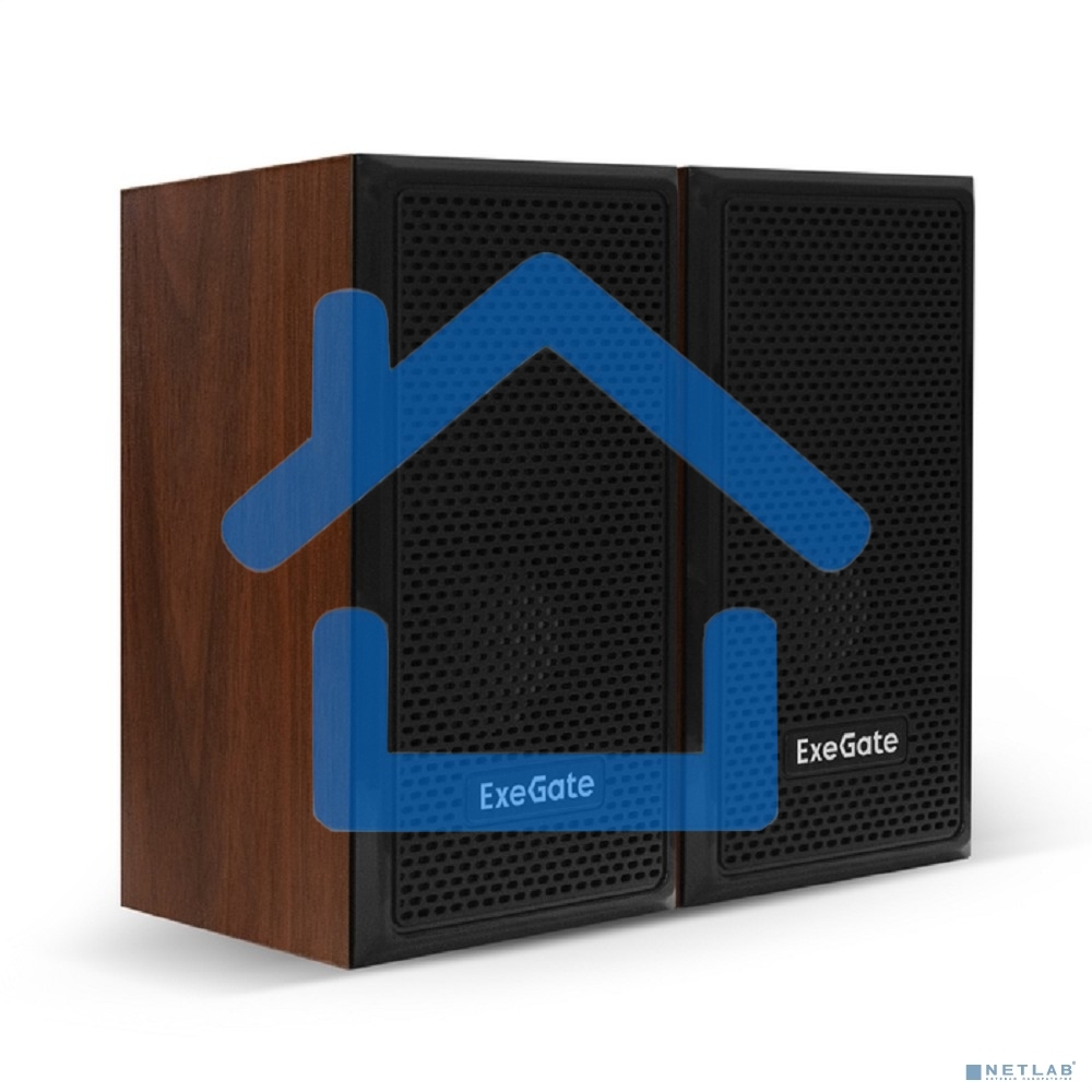 Акустическая система 2.0 ExeGate EX287058RUS Tango 312 (питание USB, 2х3Вт (6 Вт RMS), 80-20000Гц, светлое дерево)