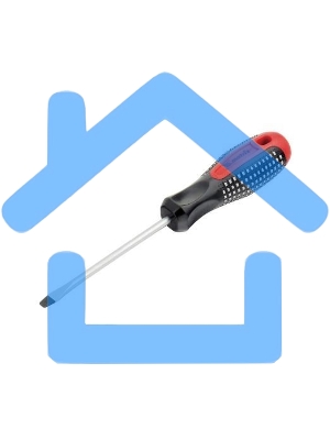 Отвертка Matrix fusion sl6.0х100мм crv 3х компонентная рукоятка ''anti slip''