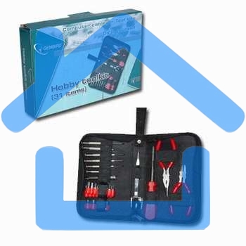 Монтажный инcтрумент Gembird TK-HOBBY(C) Набор инструментов (31 предмет)