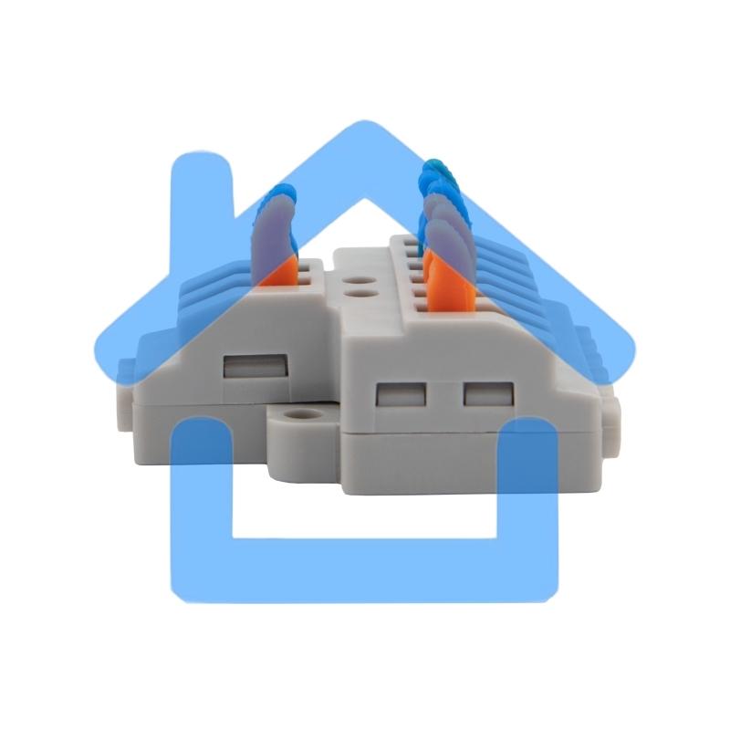 Клемма соединительная многоразовая быстрозажимная разветвительная, с монтажной площадкой (2х3) (50 шт./уп.) Rexant