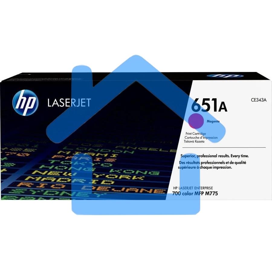 Картридж лазерный HP CE343A 651A пурпурный для LaserJet 700 Color MFP 775 16000стр.