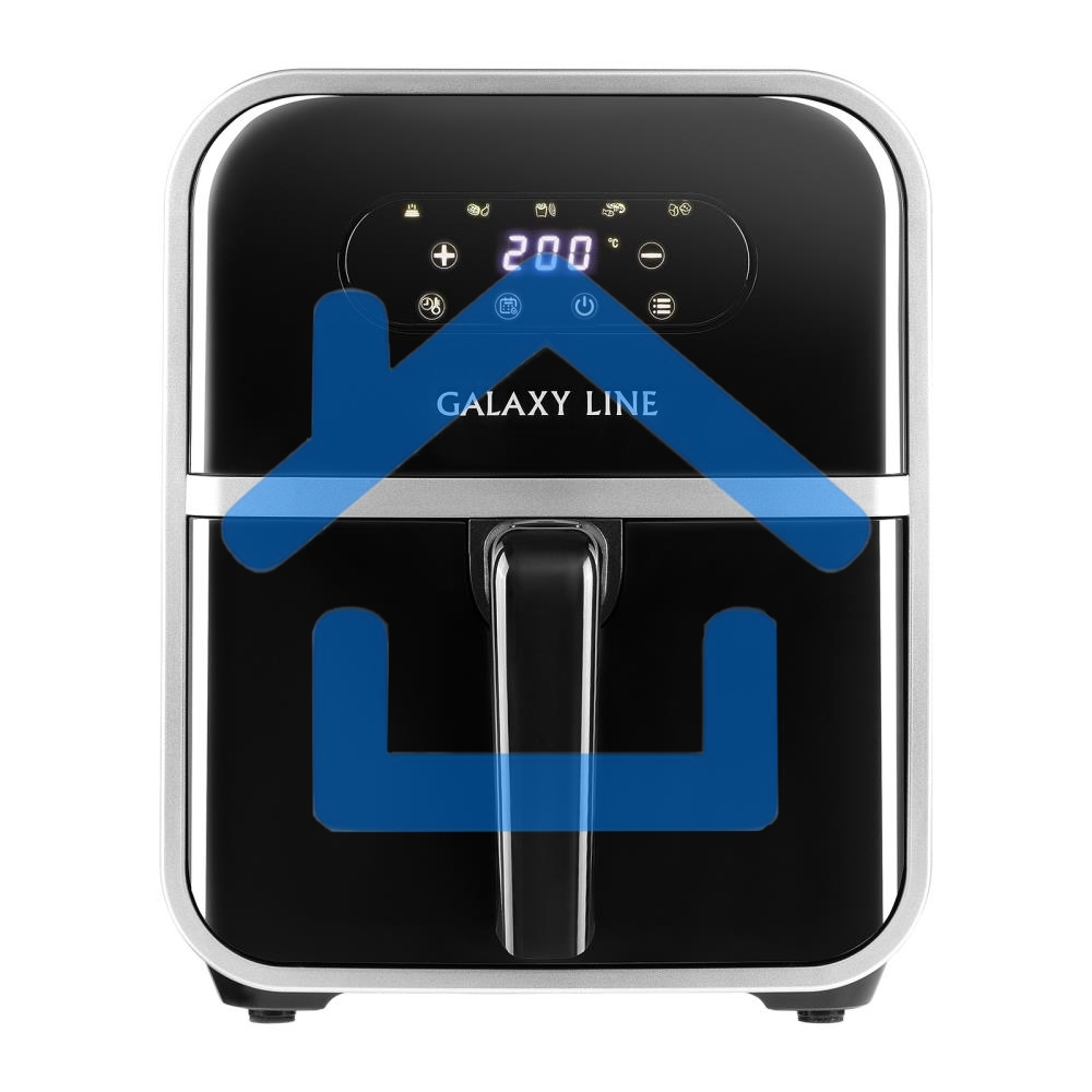 Аэрогриль Galaxy Line GL 2528, черный, электронное управление, с функцией сушки овощей и фруктов, 2000 Вт