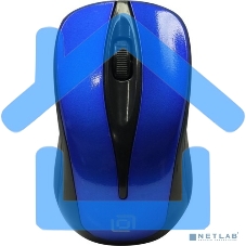 Мышь беспроводная Oklick 675MW черный/синий, 800 dpi, радиоканал, USB, кнопки - 3