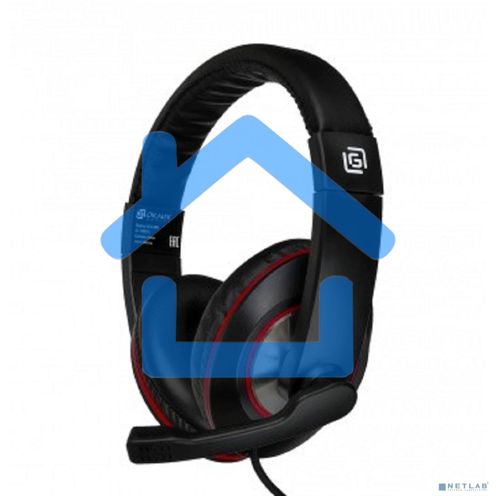 Гарнитура Oklick HS-L390G DRAGON black/red 1.8m (JD-728S)