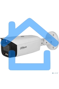 Уличная цилиндрическая IP-видеокамера TiOC DAHUA DH-IPC-HFW3449T1P-ZAS-PV-S5 с ИИ и активным сдерживанием 4Мп, 1/2.7” CMOS, моторизованный объектив 2.7~13,5мм (5x), видеоаналитика, ИК 50м, LED 40м