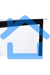 Экран 127x127см Motoscreen 1:1 настенно-потолочный рулонный белый (моторизованный)71'