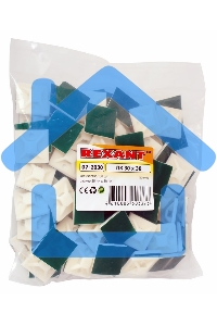 Площадка самоклеящаяся Rexant 30х30 мм, белая, упаковка 100 шт.