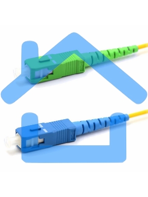 Патч-корд оптический переходной (SM), 9/125 (OS2), SC/APC-SC/UPC, (Simplex), LSZH, 15м