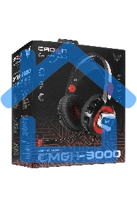 Гарнитура игровая Crown CMGH-3000 черный/красный