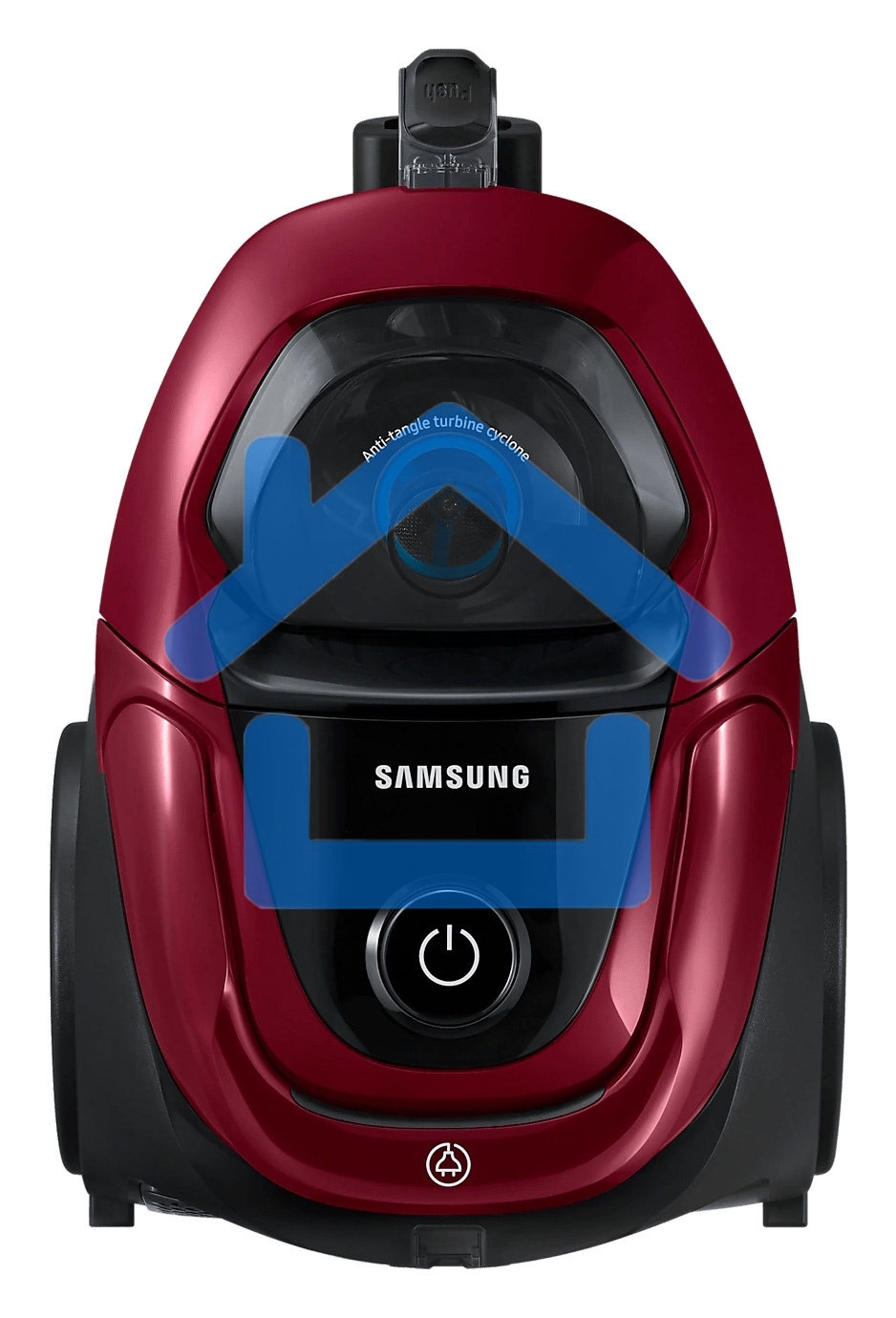 Пылесос Samsung VC18M31A0HP бордовый/черный, 380/1800 Вт, уборка сухая, пылесборник контейнер 2 л