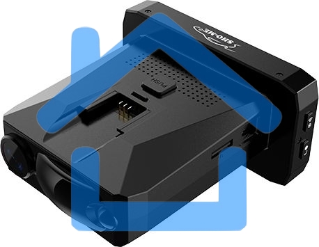 Видеорегистратор с радар-детектором Sho-Me Combo Raptor WiFi GPS ГЛОНАСС