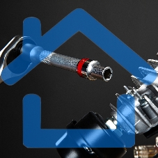 Головка торцевая Matrix, 10 мм, 6-гранная, CrV, под квадрат 1/2