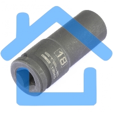 Головка ударная удлиненная шестигранная, 18 мм, 1/2