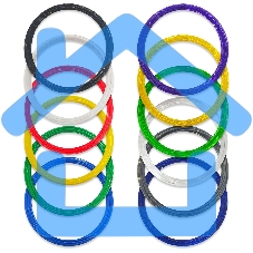 Пластик для ручки 3D Cactus CS-3D-PETG-12x10M PETG d1.75мм L10м 12цв.