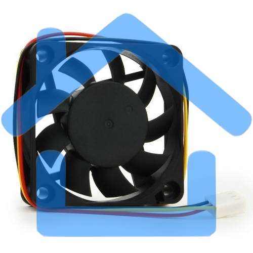 Вентилятор для корпуса Gembird D6015SM-3 черный, 60 мм, 4000 об/мин, 25 дБ, 3 pin