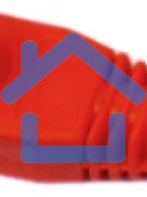 Защитные колпачки для кабеля 6,0мм cat.5, на соединение коннектора с кабелем, оранж., 100 шт. в пчк