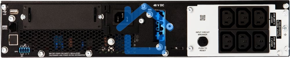 Источник бесперебойного питания APC Smart-UPS SRT SRT1500RMXLI 1500Вт 1500ВА черный