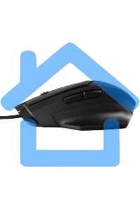 Мышь проводная Гарнизон GM-740G черный, 3200 dpi, USB, кнопки - 7