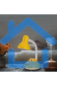 Светильник Rexant Пчеленок на основании, с цоколем Е27, 60 Вт, подсолнух