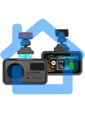 Видеорегистратор с радар-детектором TrendVision Hybrid Signature Real 4K GPS ГЛОНАСС