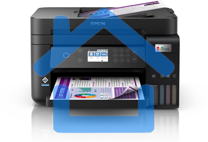 МФУ струйное Epson EcoTank L6270, A4, цветной, печ. до 33/15.5 стр/мин. (ч/б/цв.), 1200 x 4800 dpi (печ.), 1200x2400dpi (скан.), USB, RJ-45, Wi-Fi