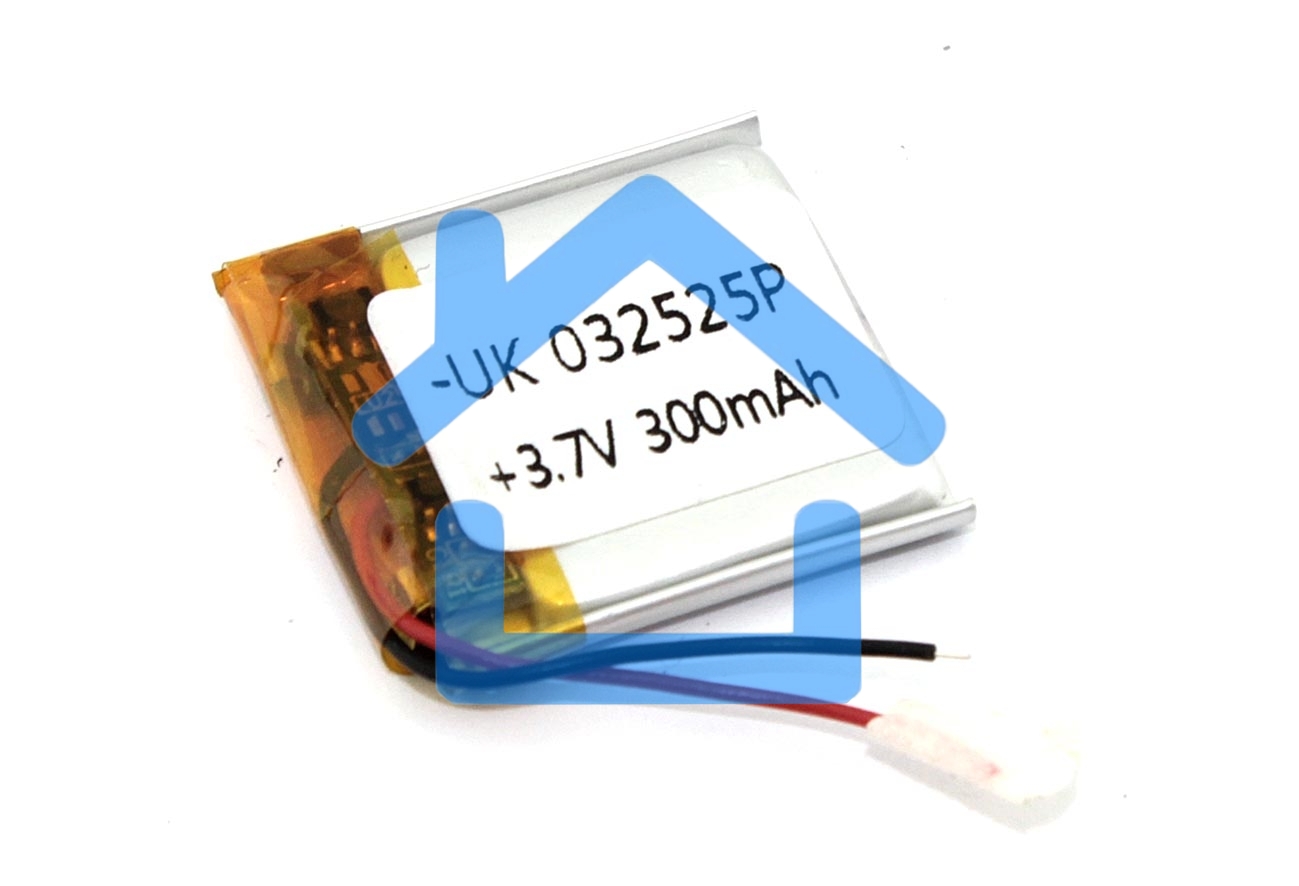 Аккумулятор Li-Pol (батарея) 3*25*25мм 2pin 3.7V/300mAh