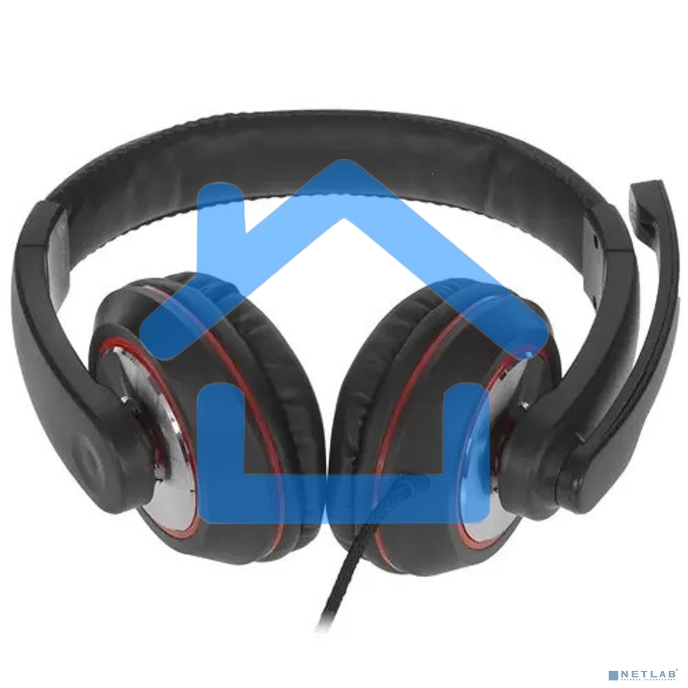 Гарнитура Oklick HS-L390G DRAGON black/red 1.8m (JD-728S)