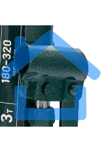 Домкрат гидравлический Сибртех бутылочный, 3т, 180-320мм, в пласт. кейсе