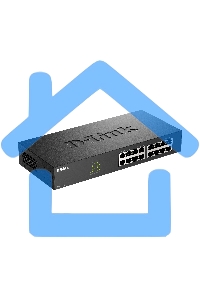 Неуправляемый коммутатор D-Link DES-1016D/I1A с 16 портами 10/100Base-TX