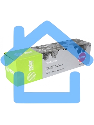 Картридж лазерный Cactus CS-C729BK черный (1200 стр.) для Canon i-SENSYS LBP7010C/ LBP7018C