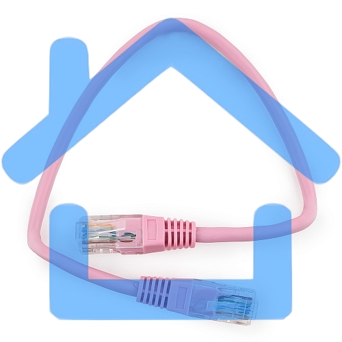 Патч-корд UTP Cablexpert кат.5e, 0.25м, литой, многожильный, розовый