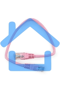 Патч-корд UTP Cablexpert кат.5e, 0.25м, литой, многожильный, розовый