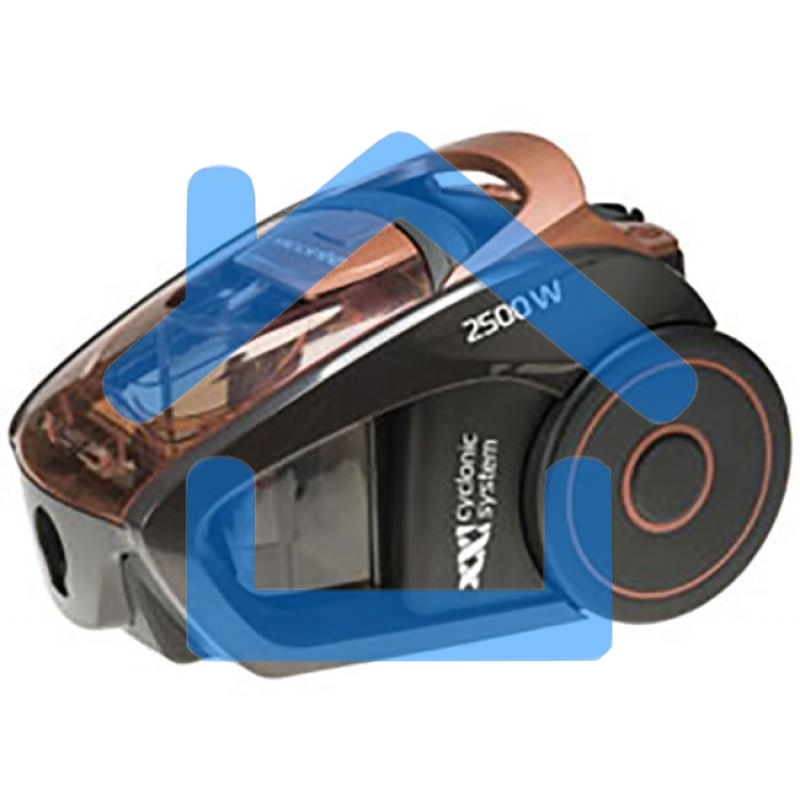 Пылесос Viconte VC-381 коричневый, 400/2400 Вт, уборка сухая, пылесборник контейнер 2 л