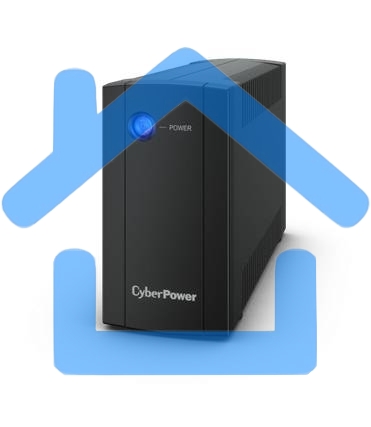 Источник бесперебойного питания CyberPower Line-Interactive UTC850E 850VA/425W (2 EURO)
