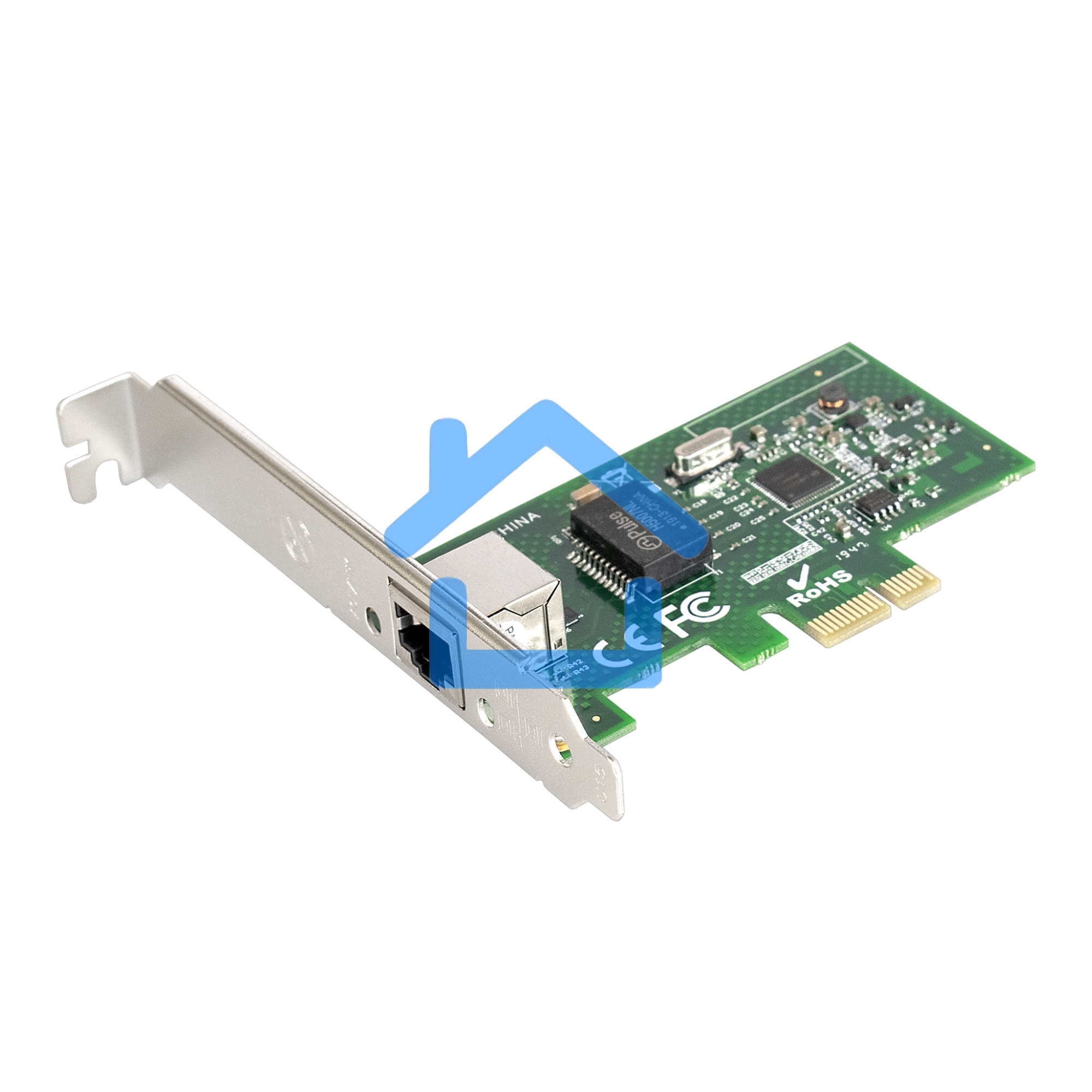 Сетевой адаптер ExeGate EXE-i210AT PCI Express 2.0 10/100/1000Mbps 1xRJ-45 (Copper) Intel WGI210AT