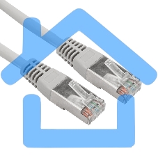 Пaтч-корд Rexant F/UTP, категория 5e, RJ45-RJ45, экранированный, 24AWG, LSZH, серый, 1,5м