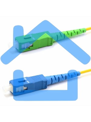 Патч-корд оптический переходной (SM), 9/125 (OS2), SC/APC-SC/UPC, (Simplex), LSZH, 5м