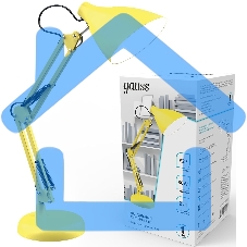 Светильник Gauss GT0035 настольный на струбцине/основание E27 желтый 60Вт