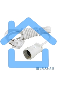 Удлинитель MAKEL 10005 1 гн 3 м с\з бел.