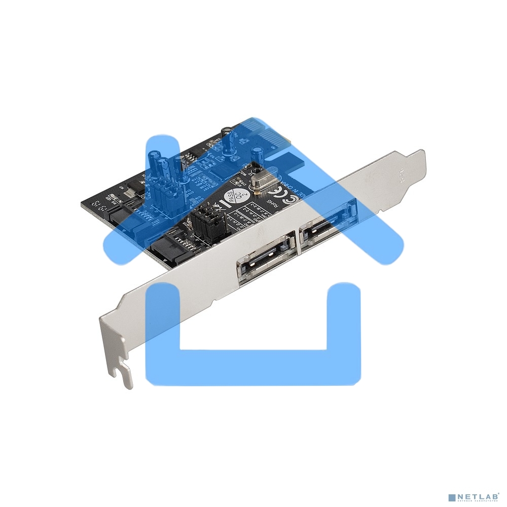 Контроллер ExeGate EXE-501 PCI-E 2.0, SATA3 6Gb/s, 2 int+2 ext (OEM)