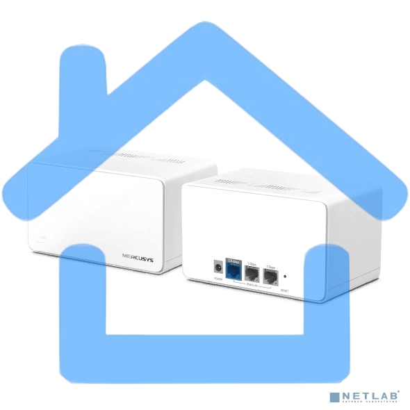 Домашняя Mesh Wi‑Fi система AX6000 Whole Home Mesh Wi-Fi 6 SystemSPEED: 1148 Mbps at 2.4 GHz + 4804 Mbps at 5 GHzSPEC: Internal Antennas, 1× 2.5 Gbps Port (WAN/LAN auto-sensing), 2× Gigabit Ports (WAN/LAN auto-sensing), 1024-QAM, OFDMA, HE160FEATURE: MERC
