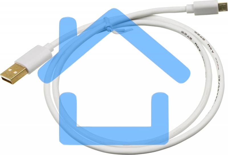 Кабель USB2.0 2A Square USB A (m)/micro USB B (m) 0.75м Позолоченные контакты
