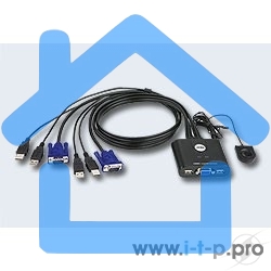 Переключатель ATEN CS22U-(A7) переключатель 2 PORT USB KVM SWITCH