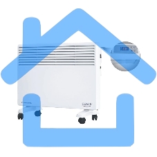 Конвектор Oasis EK-10 белый, 1000 Вт, 15 м2, термостат, дисплей