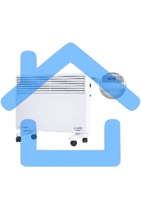 Конвектор Oasis EK-10 белый, 1000 Вт, 15 м2, термостат, дисплей