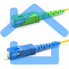 Патч-корд оптический переходной (SM), 9/125 (OS2), SC/APC-SC/UPC, (Simplex), LSZH, 3м